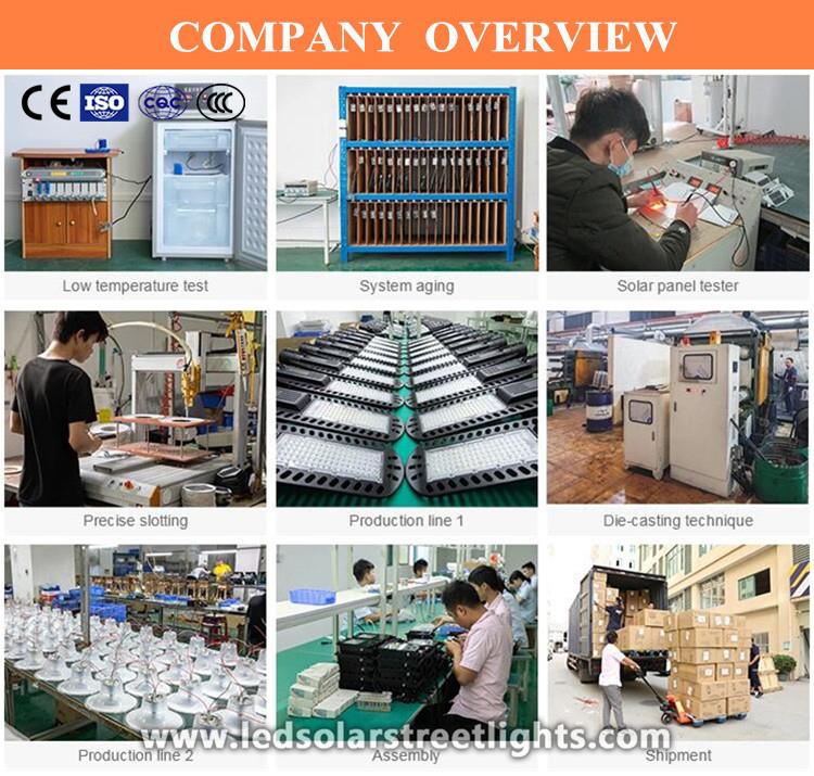 Production Process of Solar Street Lighting System