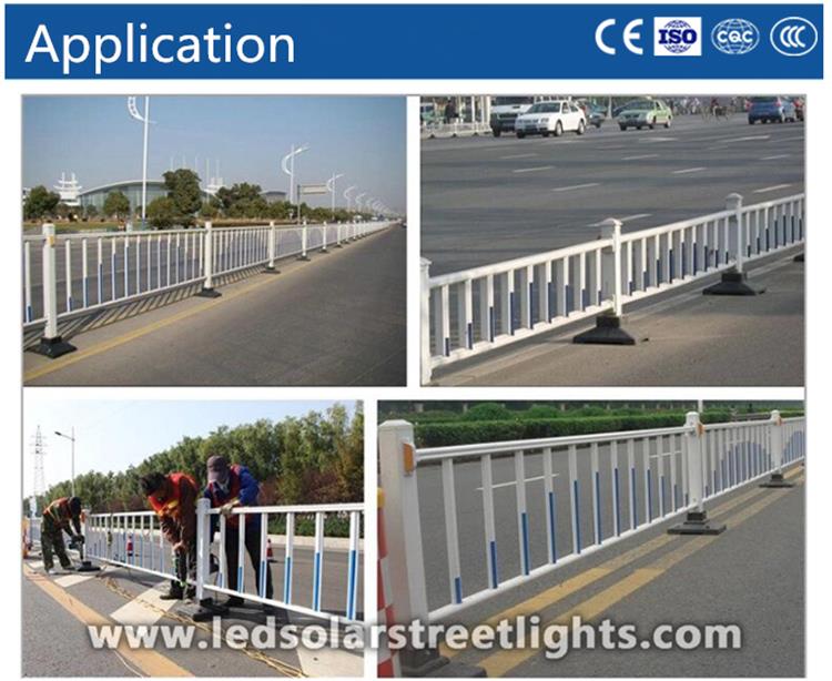 applied of pedestrian guardrail